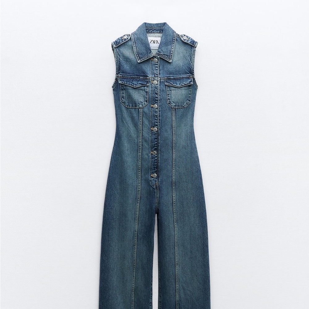 Zara Denim jumpsuit
